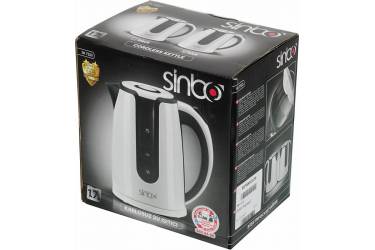 Чайник электрический Sinbo SK 7323 1.7л. 2200Вт белый/синий (корпус: пластик)