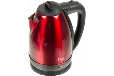 Чайник электрический Sinbo SK 7337 1.8л. 2200Вт красный/черный (корпус: нержавеющая сталь)