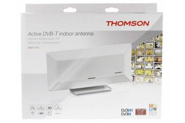 Антенна телевизионная Thomson ANT1415 44дБ активная белый каб.:1.5м