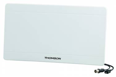 Антенна телевизионная Thomson ANT1706 43дБ активная белый каб.:1.4м