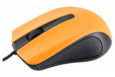 Компьютерная мышь Perfeo PF-353-OP-OR USB черно-оранжевая