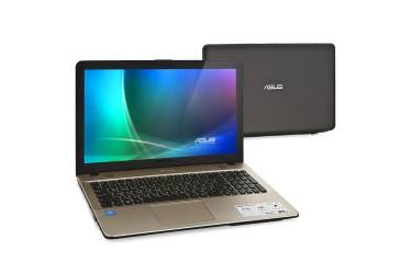 Ноутбук Asus X541SA  15.6" HD Gl/ Intel N3710/2/500GB/NO ODD/HD Gr/DOS chocolate black