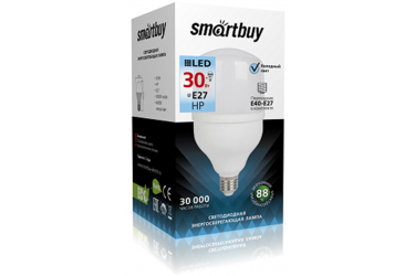 Светодиодная (LED) Лампа Smartbuy-HP-30W/4000/E27 _(Е40 переходник в комплекте)