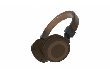 Наушники беспроводные (Bluetooth) Ritmix RH-433BTH полноразмерные c микрофоном Brown
