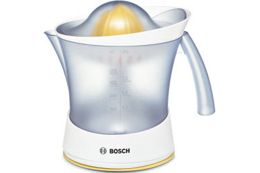 Соковыжималка цитрусовая Bosch MCP3000 25Вт рез.сок.:800мл. белый/желтый