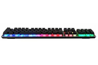 Клавиатура Оклик 770G IRON FORCE серый/черный USB Multimedia for gamer LED