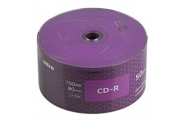 Диск CD-R Intro 700MB 52x Shrink/50