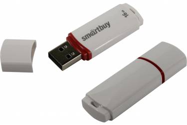 USB флэш-накопитель 16GB SmartBuy Crown Back-To-School белый USB2.0
