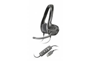 Наушники с микрофоном Plantronics A628 черный 2м накладные USB оголовье (81960-15)