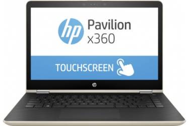 Ноутбук HP Pavilion 14-ba023ur Core i7 7500U/8Gb/1Tb/SSD128Gb/nVidia GeForce 940MX 4Gb/14"/IPS/Touch/FHD (1920x1080)/Free DOS/gold/WiFi/BT/Cam