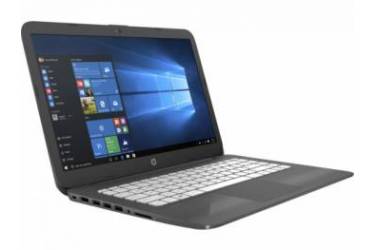 Ноутбук HP Stream 14-ax010ur Celeron N3060/4Gb/SSD32Gb/Intel HD Graphics 400/14"/HD (1366x768)/Windows 10 64/grey/WiFi/BT/Cam
