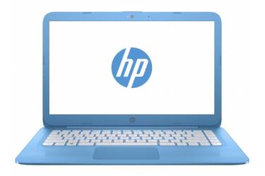 Ноутбук HP Stream 14-ax000ur Celeron N3050/2Gb/SSD32Gb/Intel HD Graphics/14"/HD (1366x768)/Windows 10 64/lt.blue/WiFi/BT/Cam