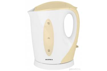 Чайник электрический Supra KES-1702 1.7л. 2200Вт белый/бежевый спираль