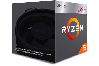 Процессор AMD Ryzen 5 2400G AM4 (YD2400C5M4MFB) (3.6GHz/Radeon Vega) OEM