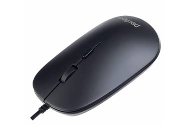 mouse Perfeo "WAIST", 3 кн, DPI 1000, USB, чёрн.