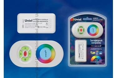 Контроллер Uniel ULC-G10-RGB WHITE 12/24B с пультом ДУ 2,4ГГц