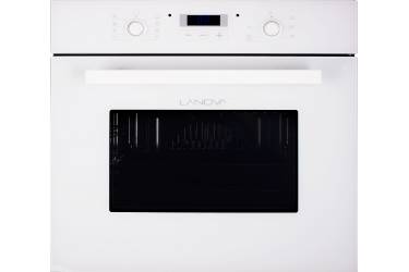 Духовой шкаф Электрический Lanova VGA 4008 W белое стекло 70л 60*60*55см 8пр гриль вертел конвекция дисплей