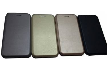 Чехол-книга Iphone 5G/S (кожа) серый