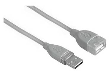 Кабель-удлинитель Hama 00045027 USB A(m) USB A(f) 1.8м серый