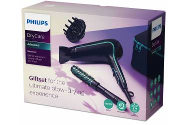 Фен Philips BHP942/00 DryCare 2200Вт черный (подарочный набор)