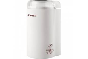 Кофемолка Scarlett SC-CG44501 160Вт сист.помол.:ротац.нож вместим.:65гр белый