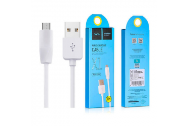 Кабель USB Hoco X1m Rapid MicroUSB (белый)