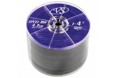 Диск DVD+RW VS 4,7GB 4x Bulk/50