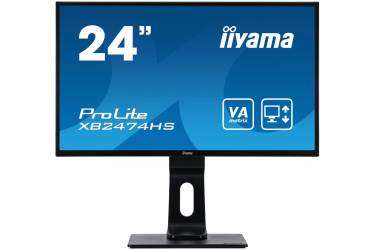 Монитор Iiyama 23.6" XB2474HS-B2 черный VA LED 4ms 16:9 HDMI DisplayPort M/M Mat H (плохая упаковка)