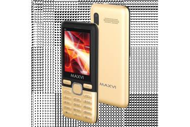 Мобильный телефон Maxvi M6 gold-black