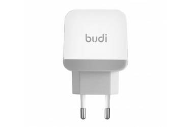 СЗУ адаптер Budi M8J940E 2 USB 12W 2.4A белый в уп.