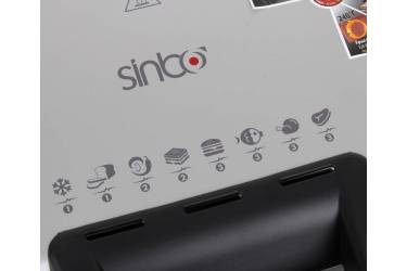 Электрогриль Sinbo SSM 2534 1600Вт серебристый