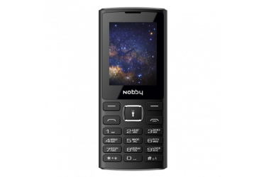 Мобильный телефон Nobby 210 черно-серый