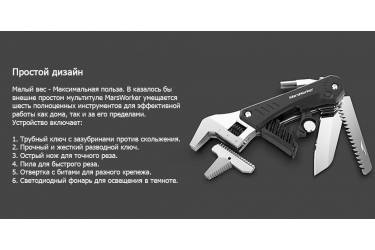 Мультитул Xiaomi MarsWorker Multi-function Wrench Knife (MSHW001)