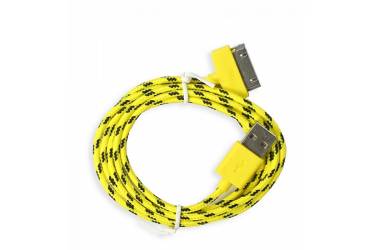 Кабель USB Smartbuy Apple 30-pin нейлон 1 м, желтый