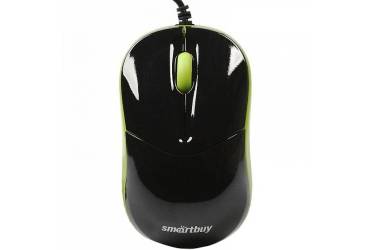 Компьютерная мышь Smartbuy One 343 черно-зеленая