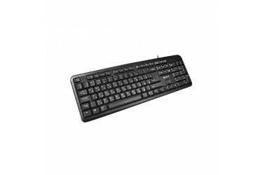 Клавиатура CANYON Wired Keyboard, 104 keys, USB2.0, Black, cable length 1.3m, 
