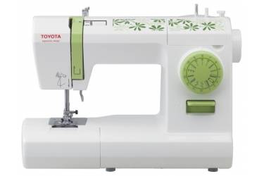 Швейная машина Toyota ECO 15CG белый/зеленый (кол-во швейных операций -15)