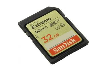 SDHC флэш-накопитель 32GB SanDisk Class10 Extreme 90MB/s V30 UHS-1 U3