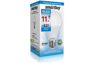 Светодиодная (LED) Лампа Smartbuy-A60-11W/6000/E27