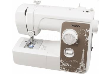 Швейная машина Brother LX 1700s белый (кол-во швейных операций-17)