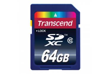 Карта памяти Transcend SDHC 64GB Class 10