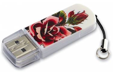 USB флэш-накопитель 32GB Verbatim Mini Tattoo Edition роза USB2.0