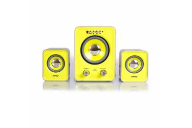 Компьютерная акустика SmartBuy Buzz  SBA-2610 2.1, MP3, FM, пульт ДУ, черно-желтая