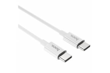 Кабель USB Hoco X23 Skilled Type C to Type C charging data cable White