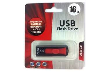 USB флэш-накопитель 16Gb Prima PD-09 черный USB2.0