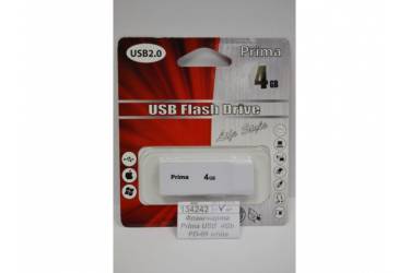 USB флэш-накопитель 4GB Prima PD-09 белый USB2.0