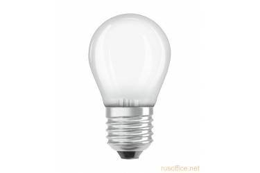 Светодиодная (Диммер !!!) Лампа OSRAM _P40_4.5W/827  E27 FR _DIM _Filament шар P45 матовый