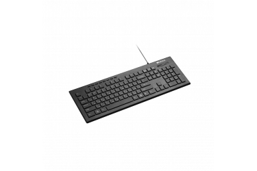 kbrd CANYON Multimedia wired keyboard, 104 keys, slim and brushed finish design, white backlight, ch