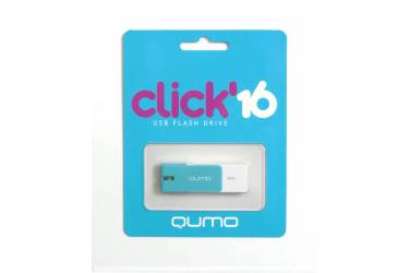 USB флэш-накопитель 16GB Qumo Click бирюзовый USB2.0