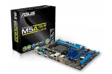 Материнская плата Asus M5A78L-M LX3 Soc-AM3+ AMD 760G 2xDDR3 mATX AC`97 8ch(7.1) GbLAN RAID+VGA